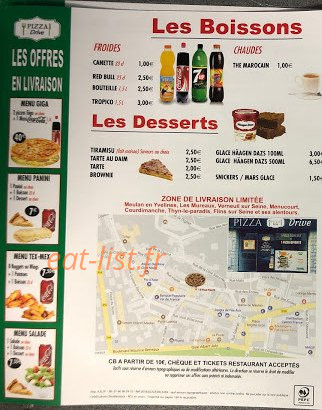 Pizza drive — carte page 2