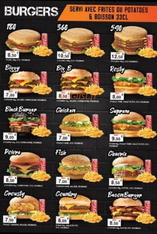 Sofra food — carte page 2