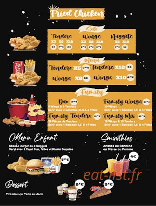 Food Korner — carte page 4
