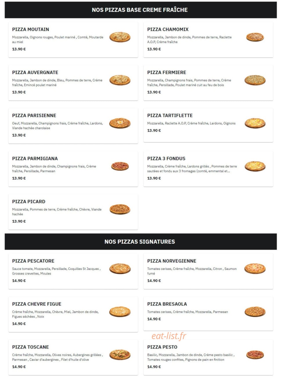 Good Wood — carte page 2