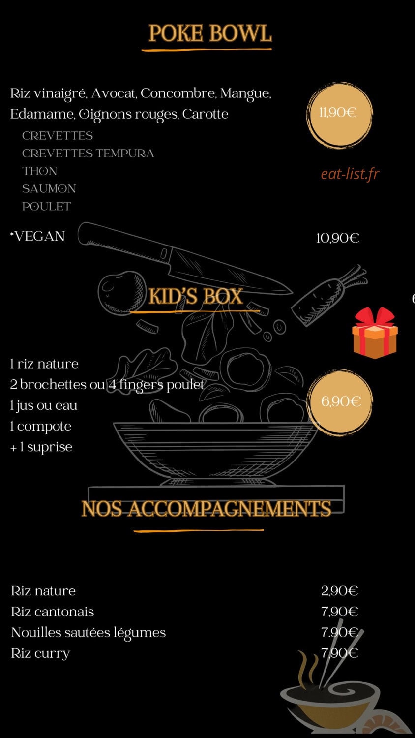 Nay Sushi Thaï — carte page 4