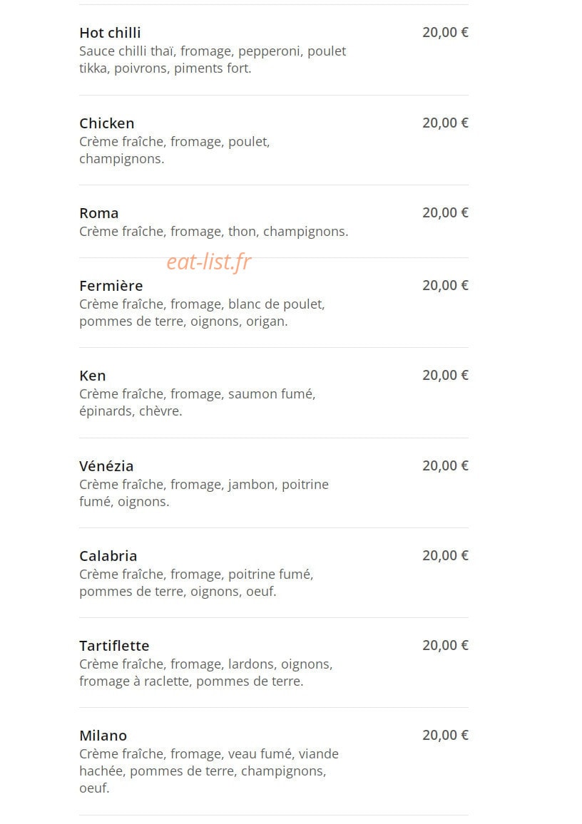 Pizza di napoli — carte page 13