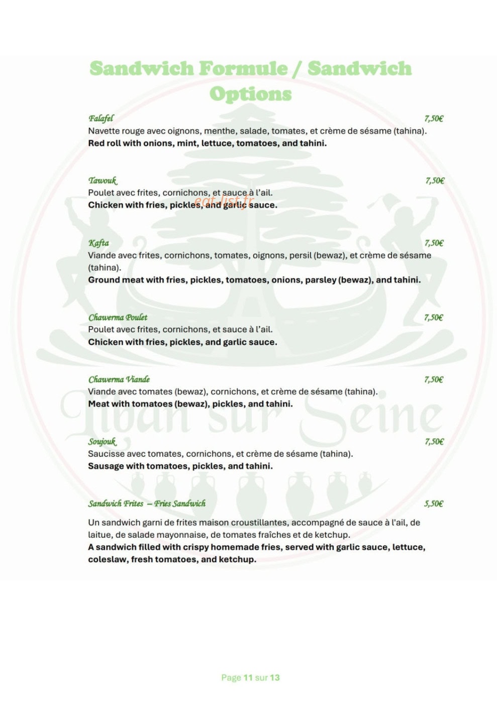 Liban sur Seine — carte page 10
