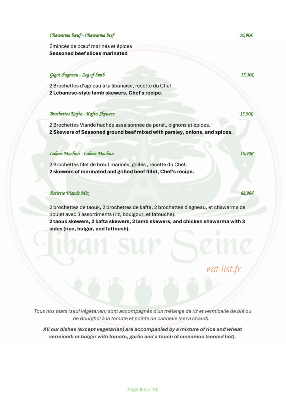 Liban sur Seine — carte page 8