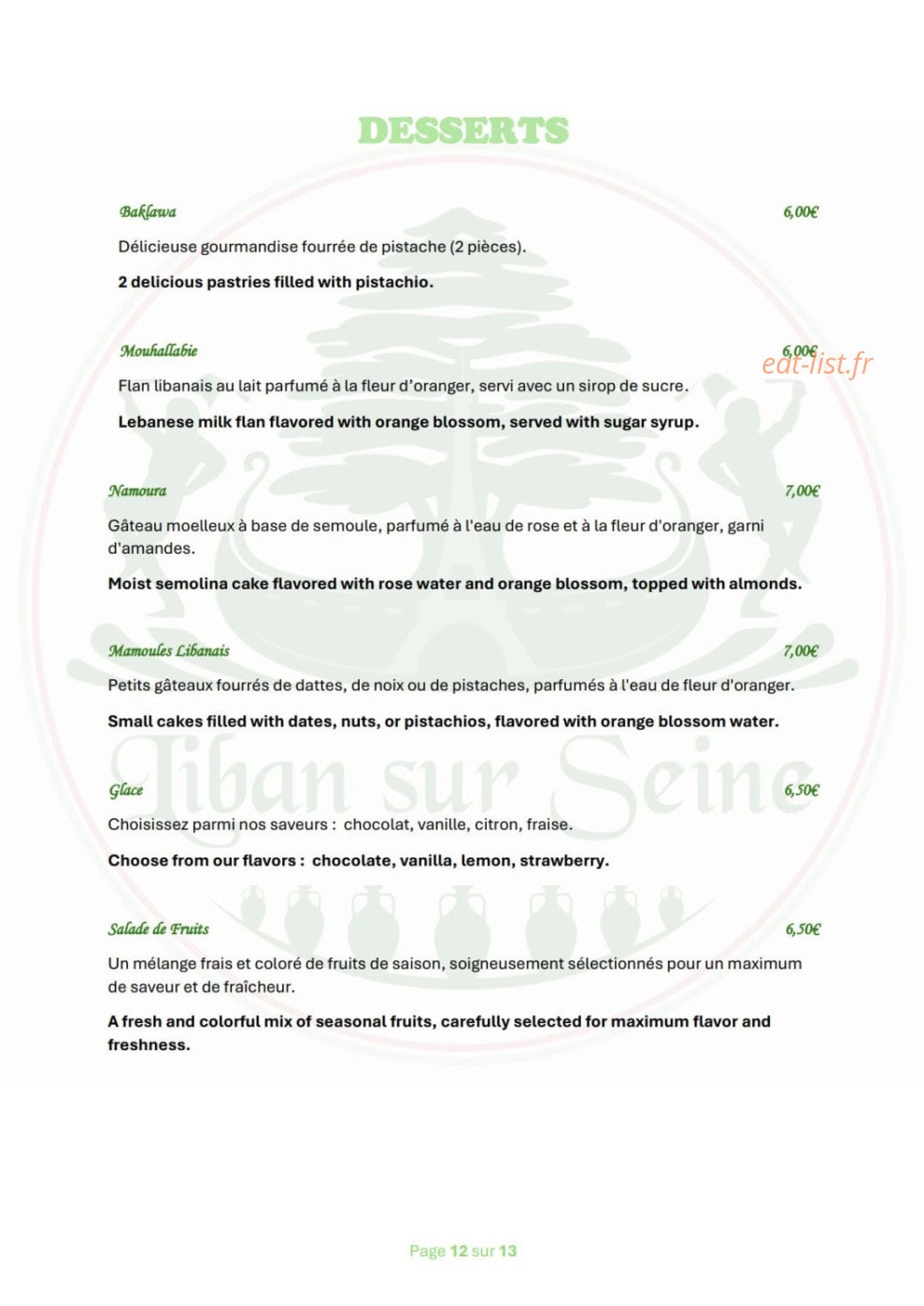 Liban sur Seine — carte page 11