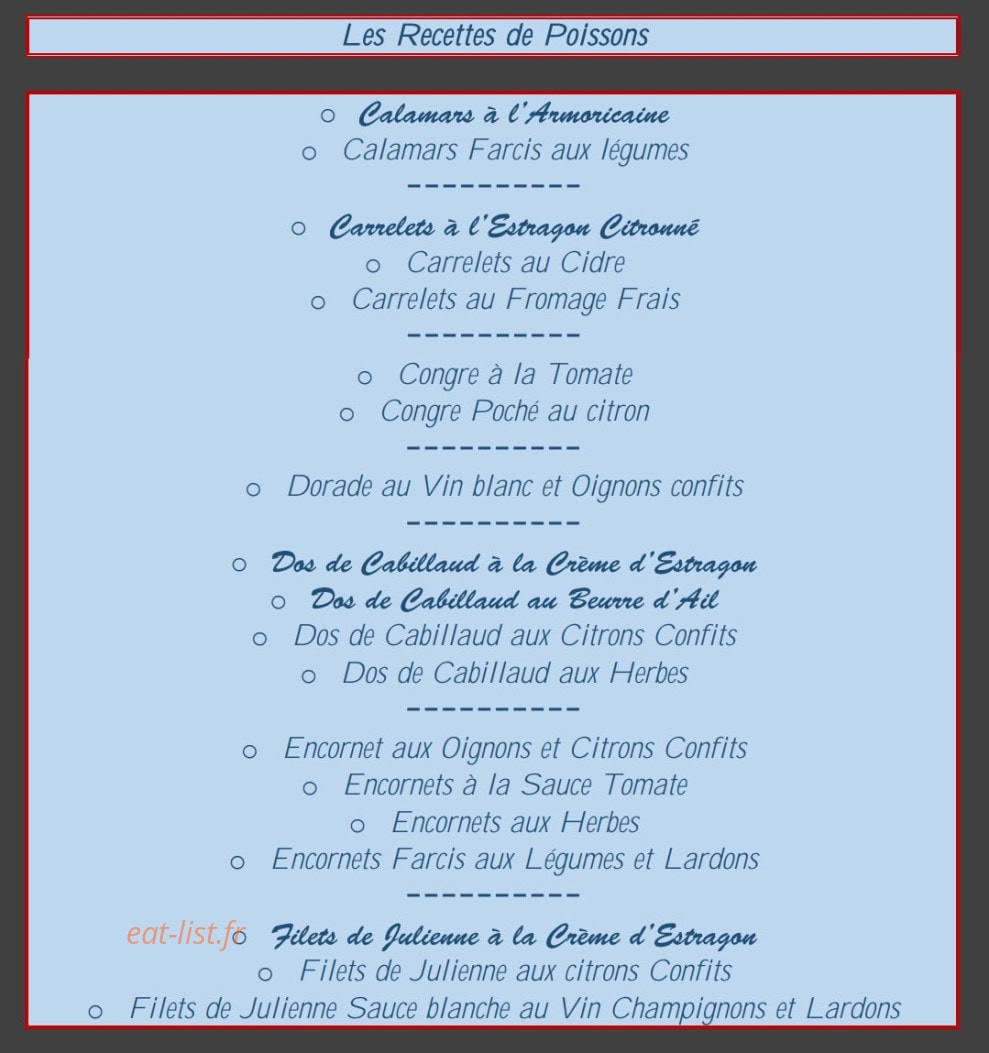 Les Imprévus — carte page 1
