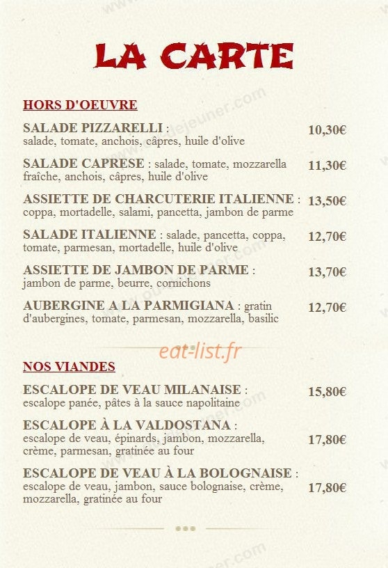 Pizzarelli — carte page 4