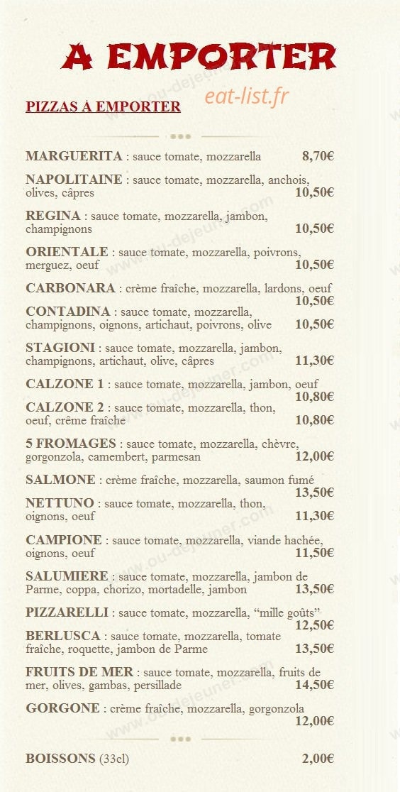 Pizzarelli — carte page 9