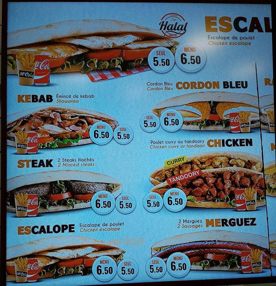 Croosty Food — carte page 2