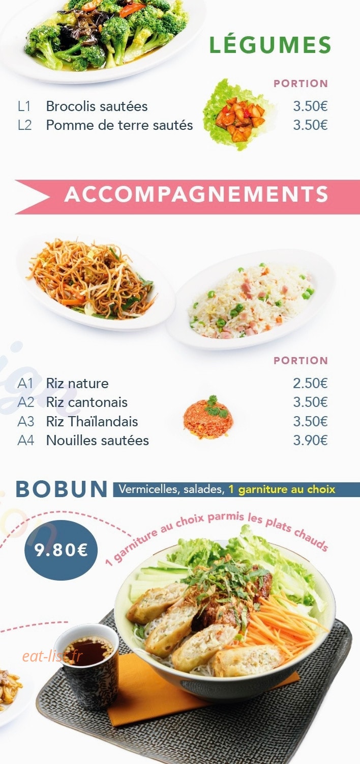 Goût d'Asie — carte page 4