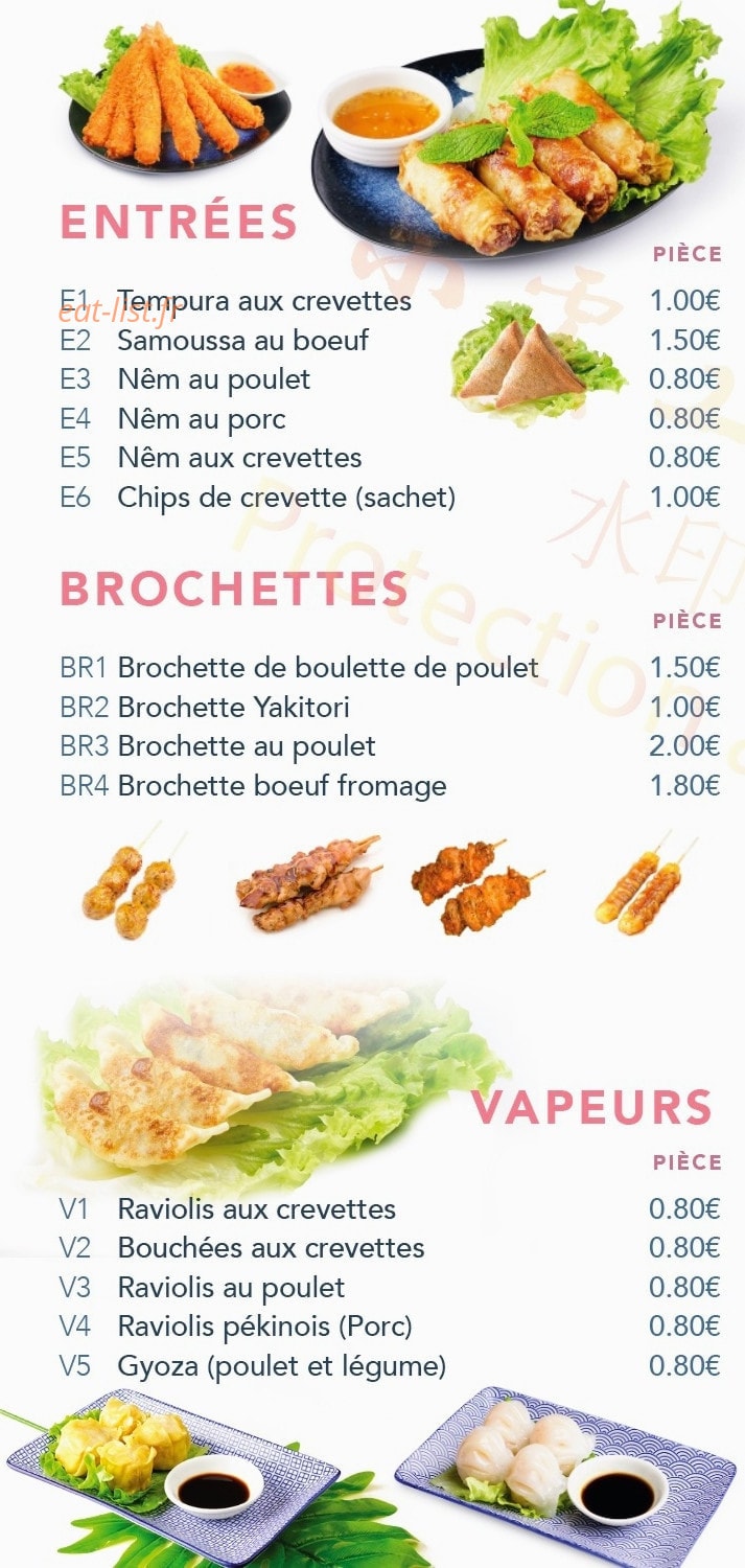 Goût d'Asie — carte page 2