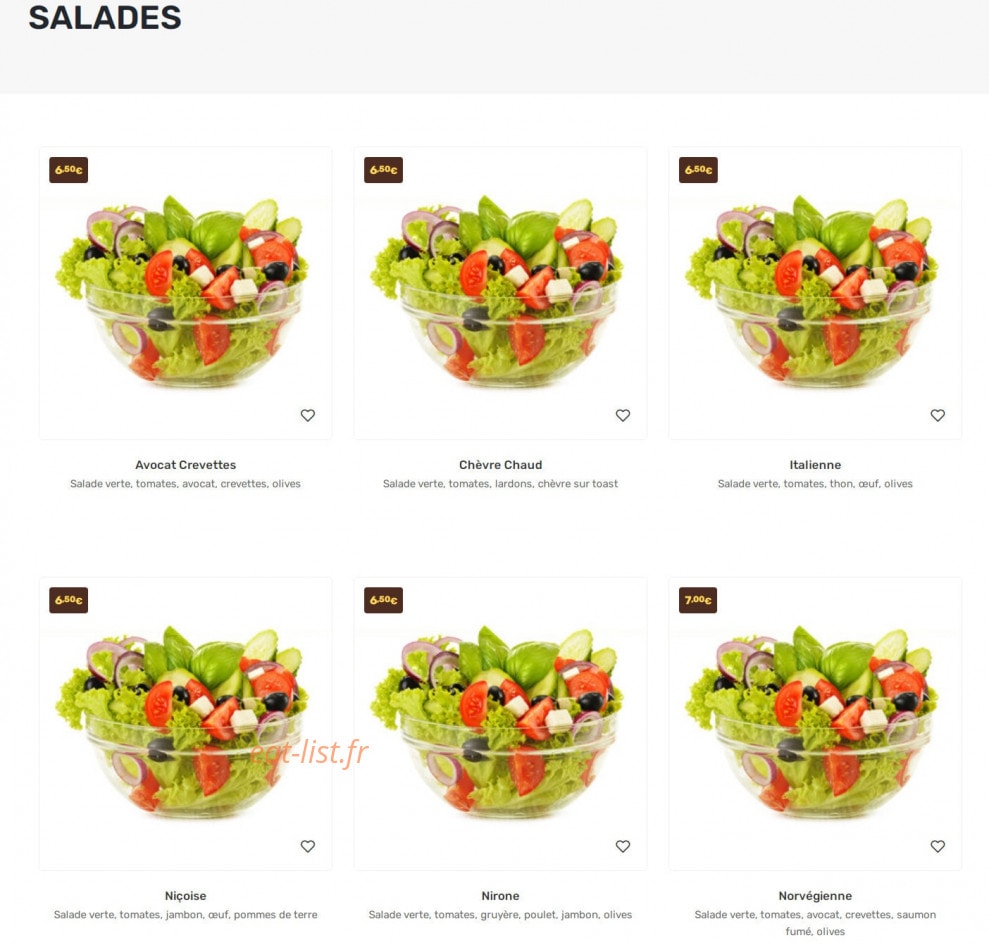 Milano Pizza — carte page 4