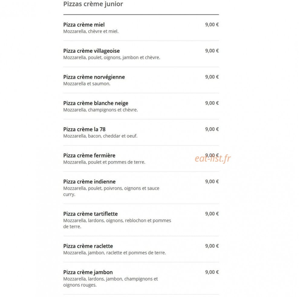 Pizza 7 huit — carte page 4