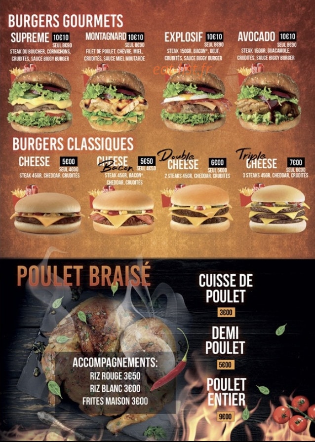 Suprême grill — carte page 3