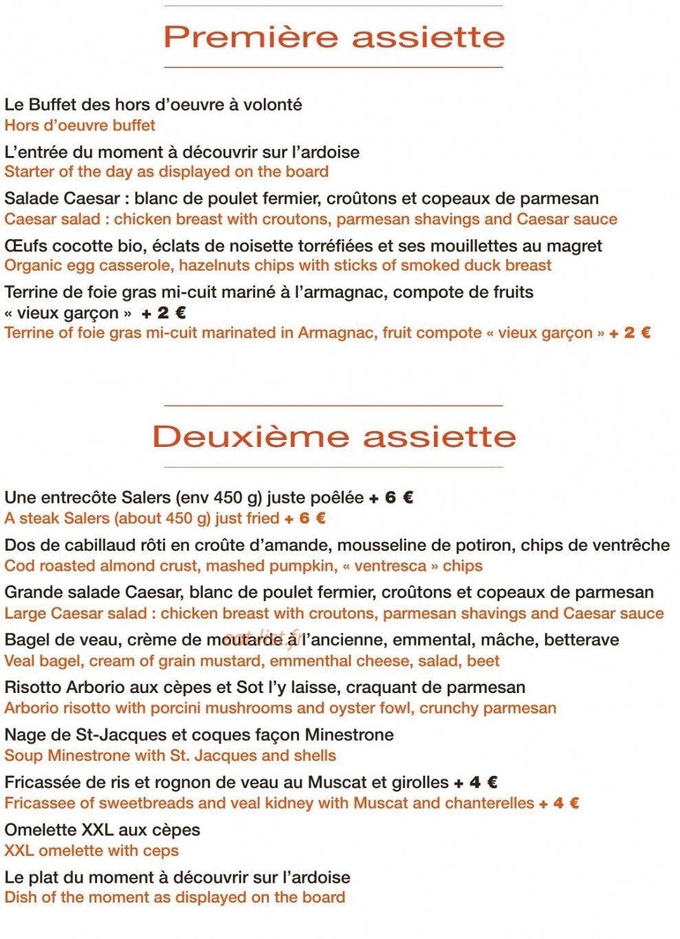 The wish Versailles — carte page 2