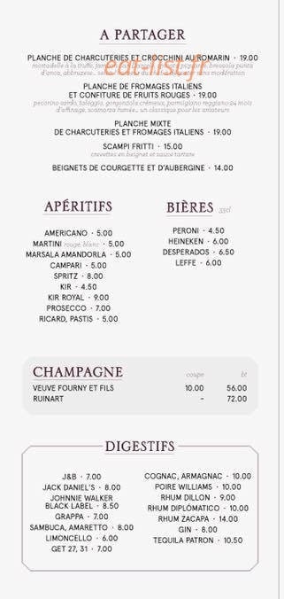 La Nonna — carte page 6