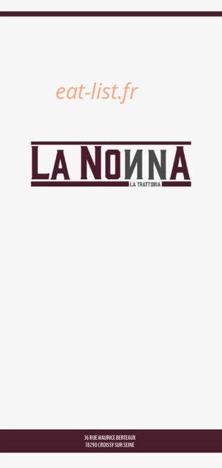 La Nonna — carte page 1