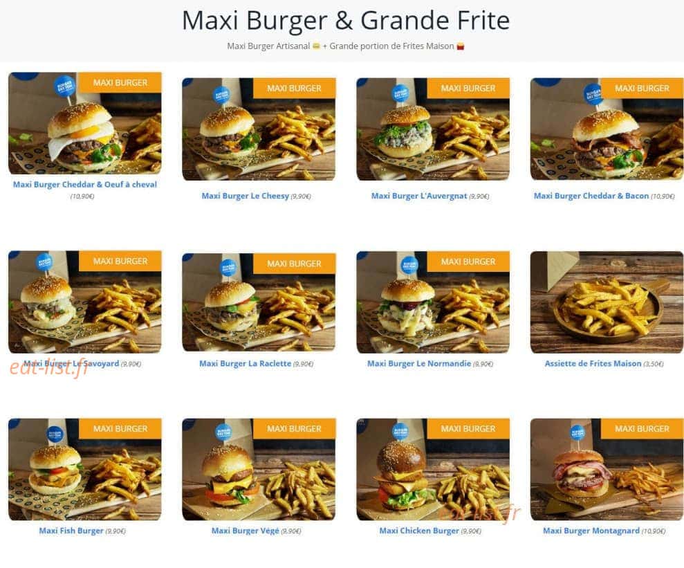 Burger Breton Poissy — carte page 2