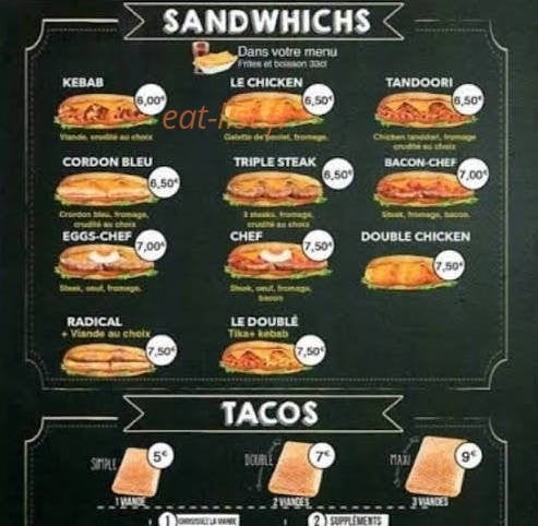 Good Baking — carte page 3