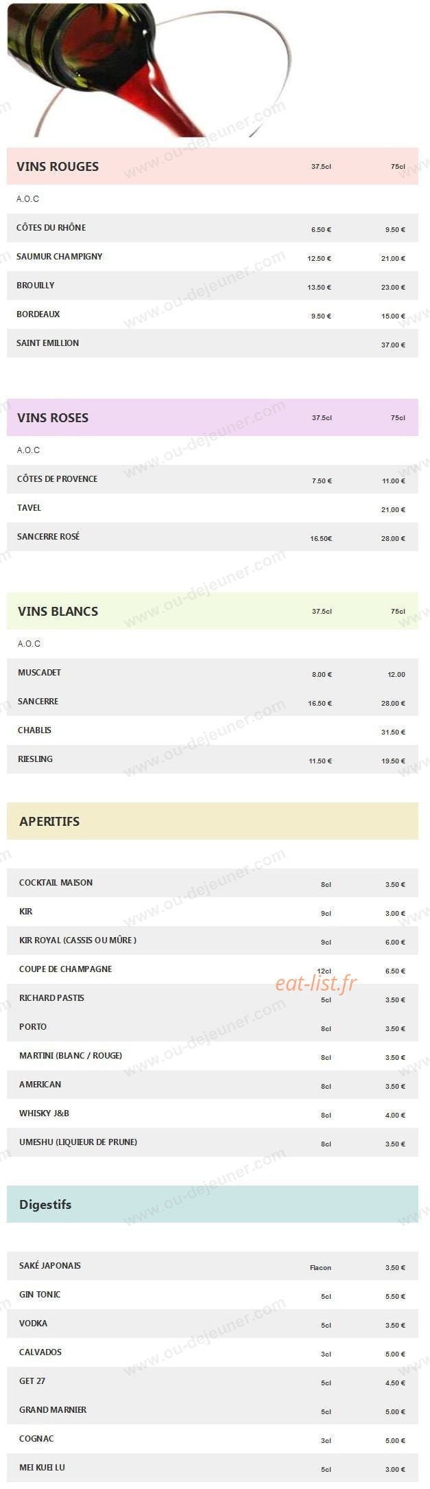 Ichiban sushi — carte page 10