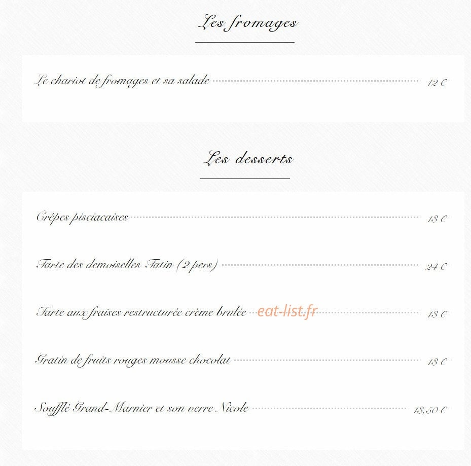 L' Esturgeon — carte page 2
