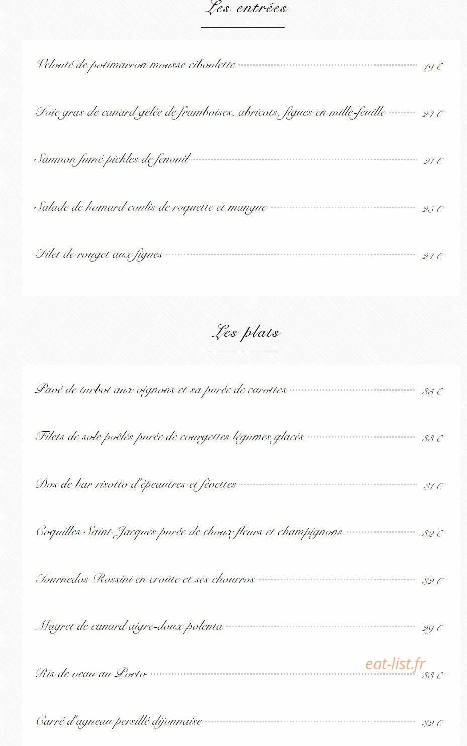 L' Esturgeon — carte page 1