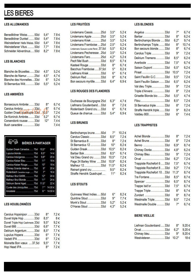 La Cabane — carte page 4