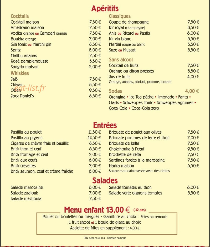 La Médina — carte page 2