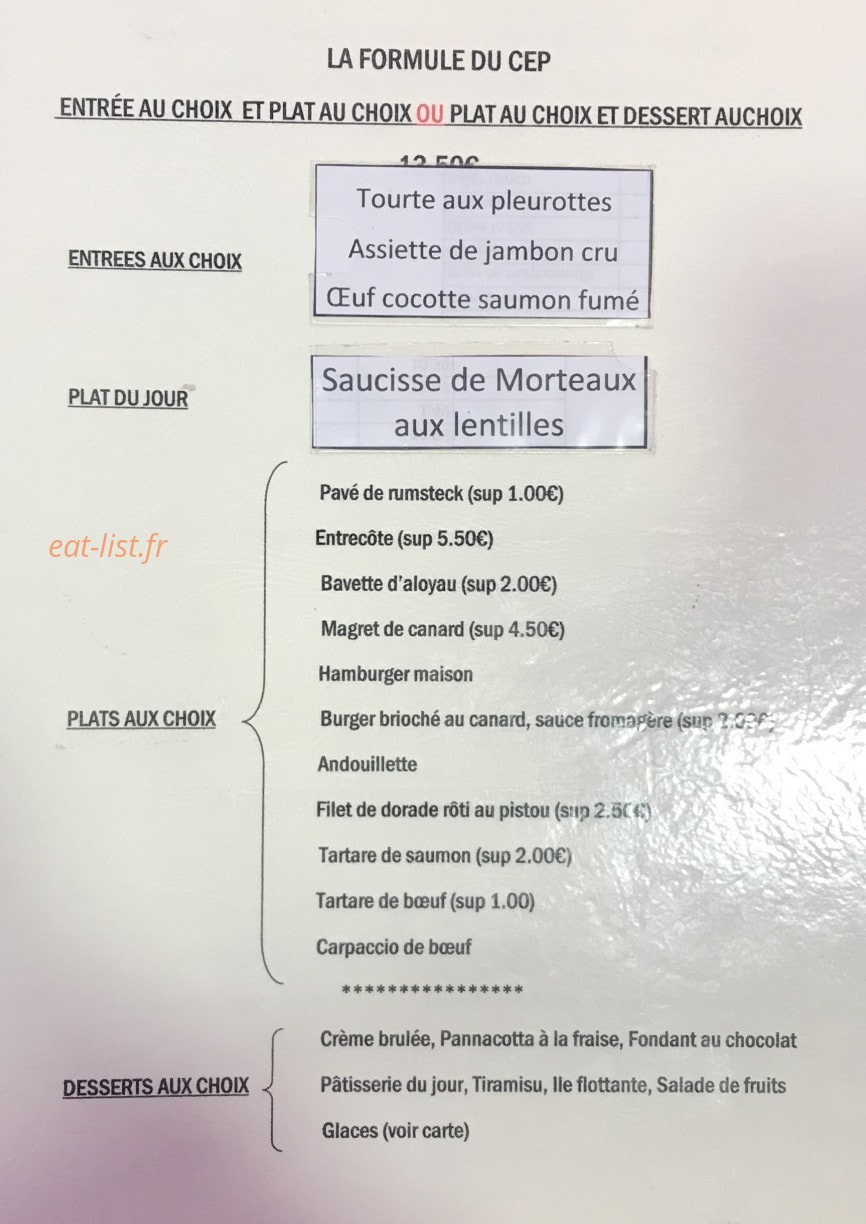 Le Cep — carte page 2