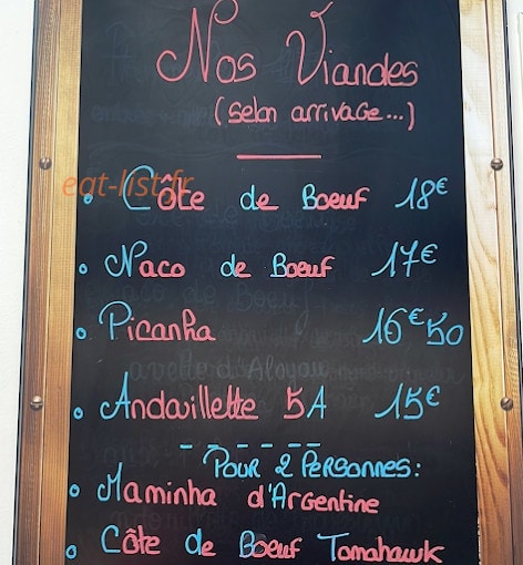 Le Chiquito — carte page 2