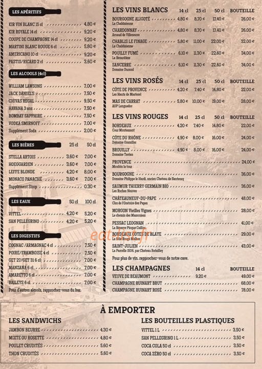 Le Domaine de Béthemont — carte page 3