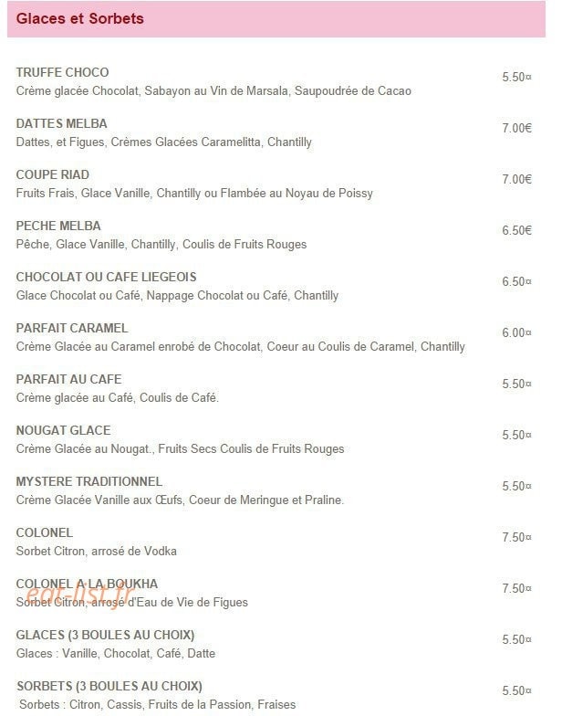 Le Riad — carte page 5