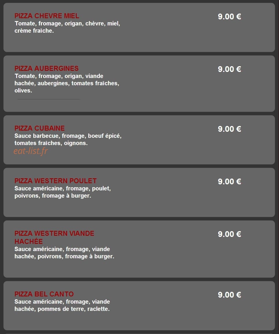 Pizza Dinapoli — carte page 7