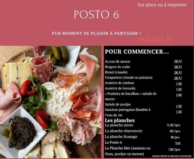 Posto 6 — carte page 1
