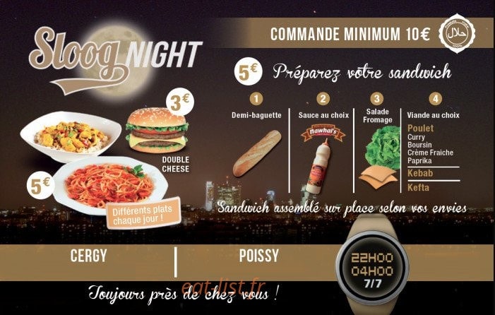 Sloognight — carte page 1