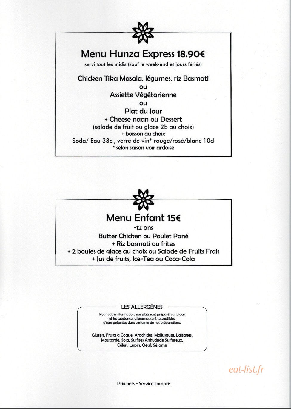 Spice Route — carte page 1