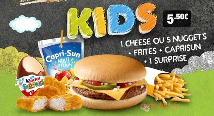 BB Burger — carte page 4
