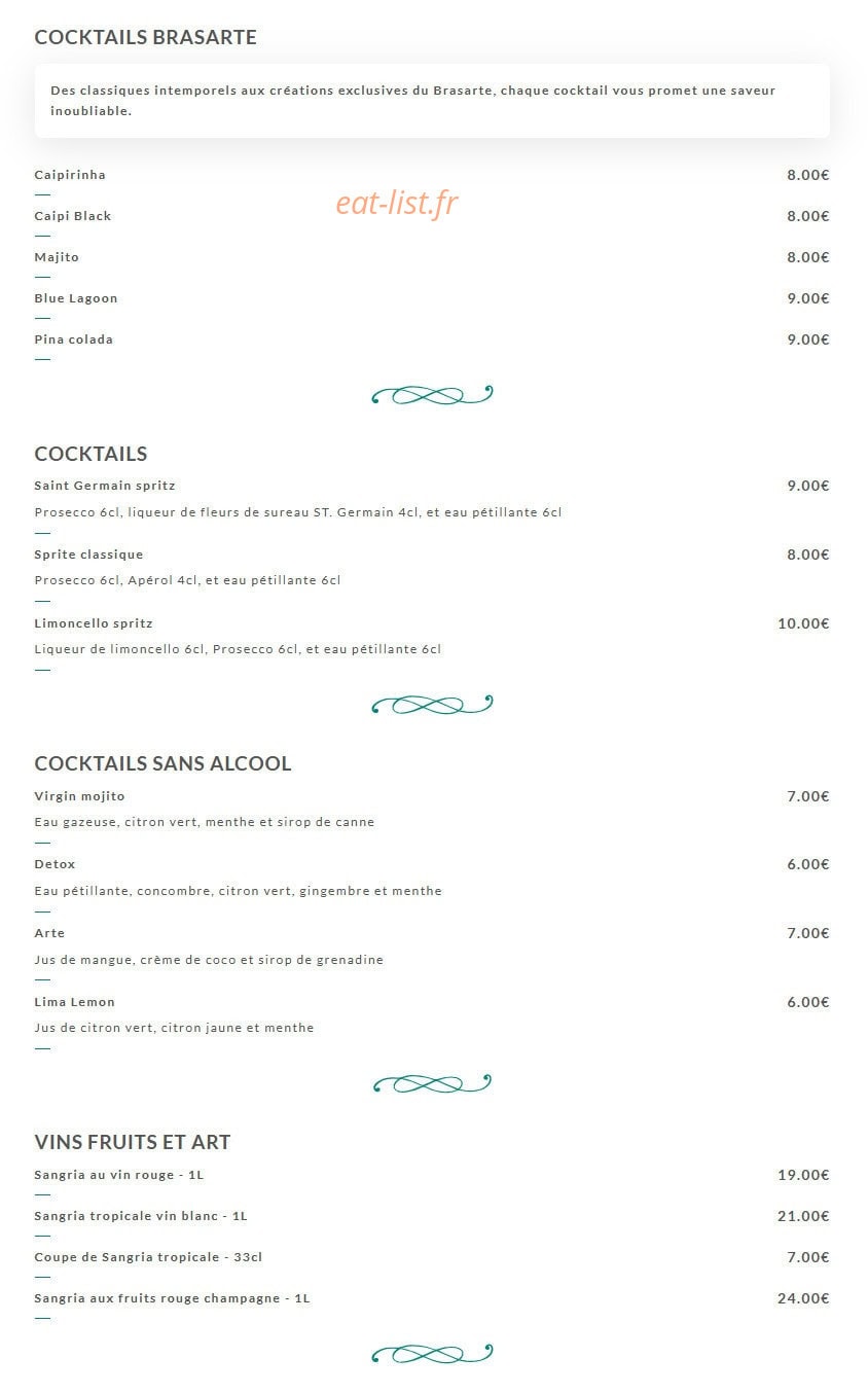 Brasarte — carte page 7