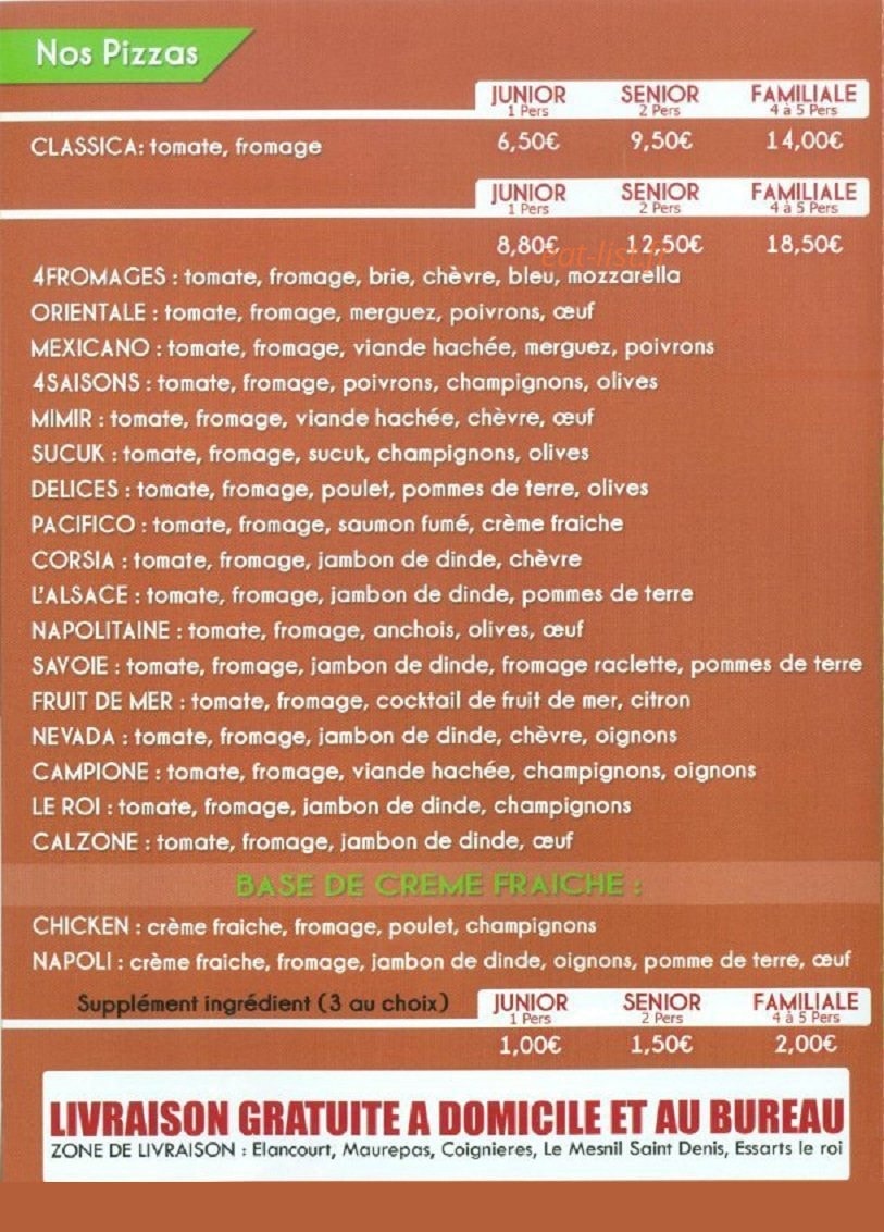 Délices express — carte page 4