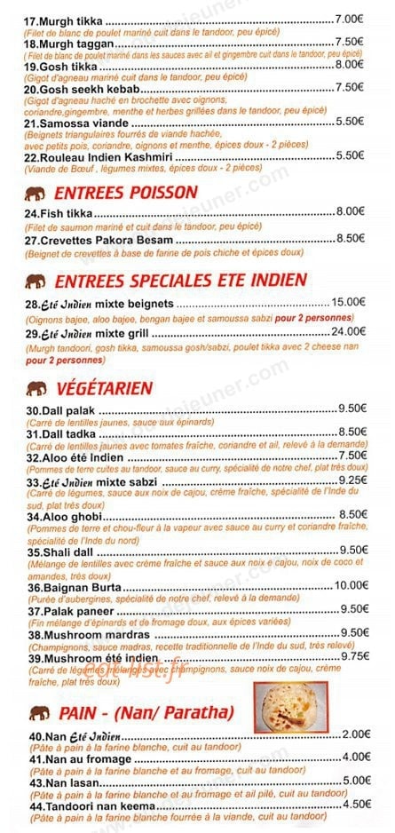 L'été Indien — carte page 3