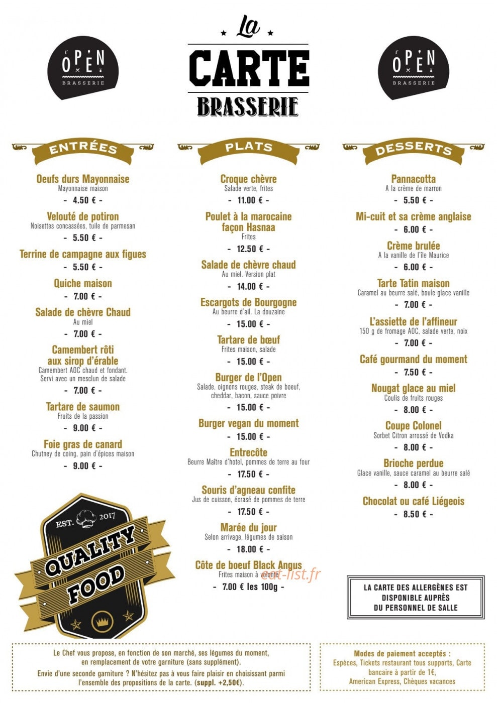 L'Open — carte page 1