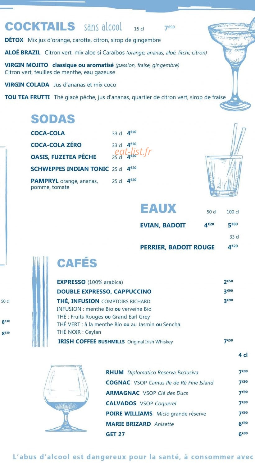 La Criée — carte page 9