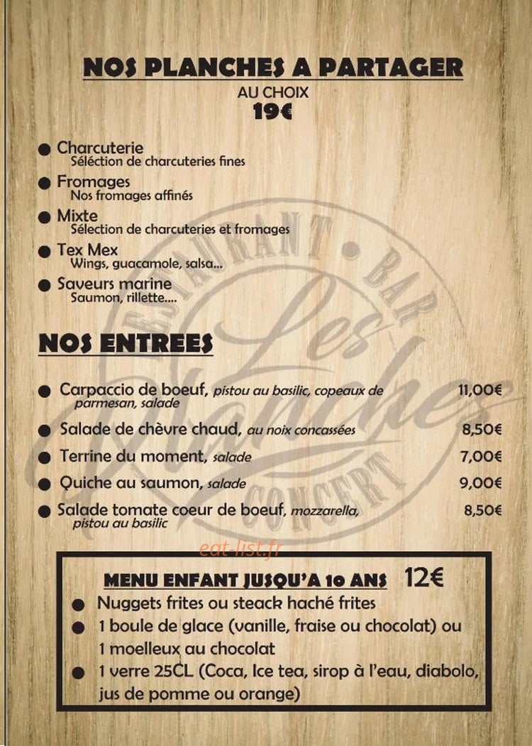 Les planches — carte page 2