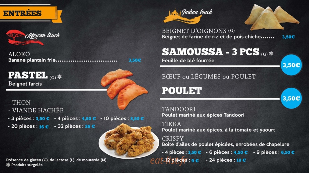 O'2 délices — carte page 2
