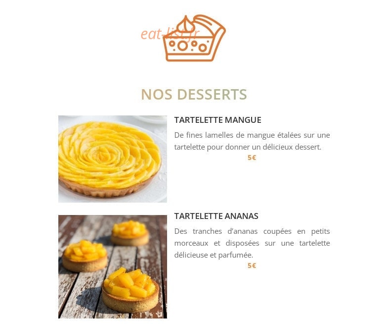 Afro Caraïbeenne Food — carte page 4