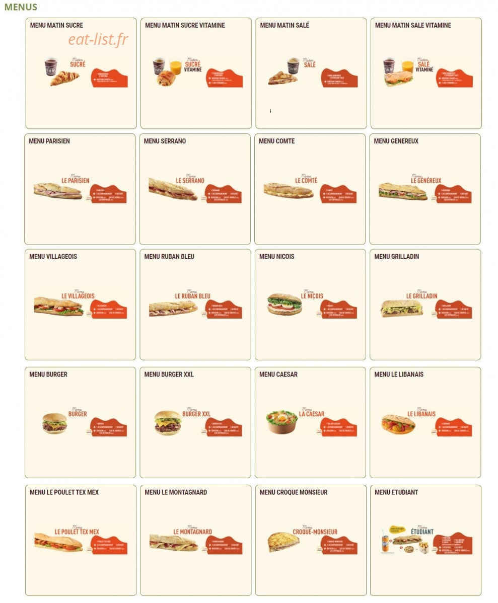 Pomme de Pain — carte page 11