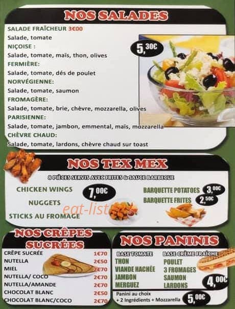 Allo Pizza — carte page 3
