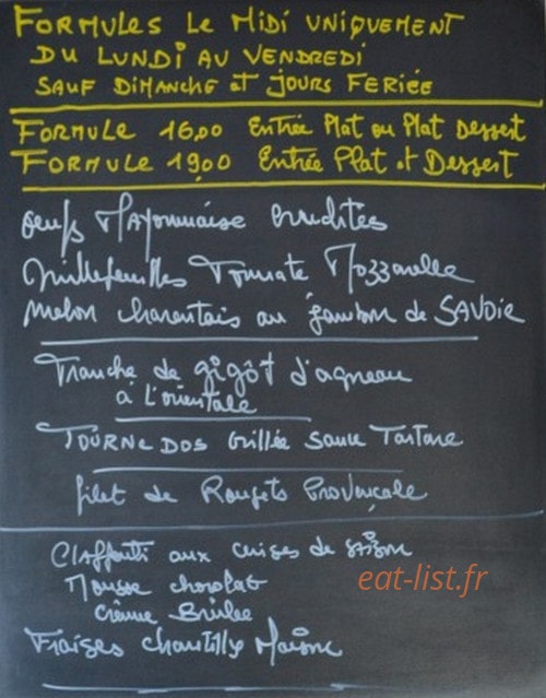 Le Monde des Saveurs — carte page 2