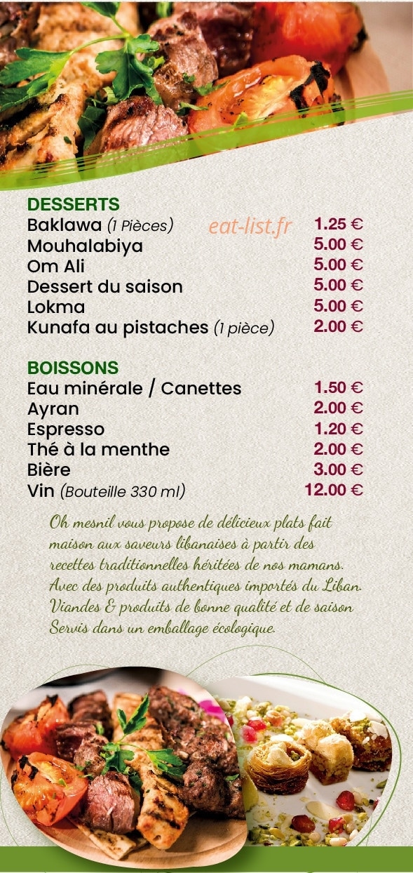 Oh Mesnil — carte page 6