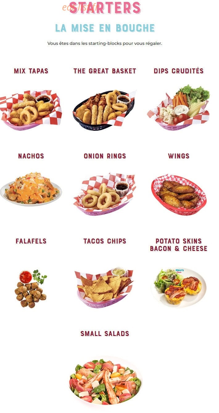 Holly's Diner Plaisir — carte page 2